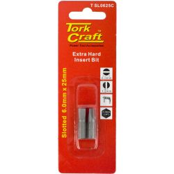 S/d Insert Bit 6mmx25mm 2/card